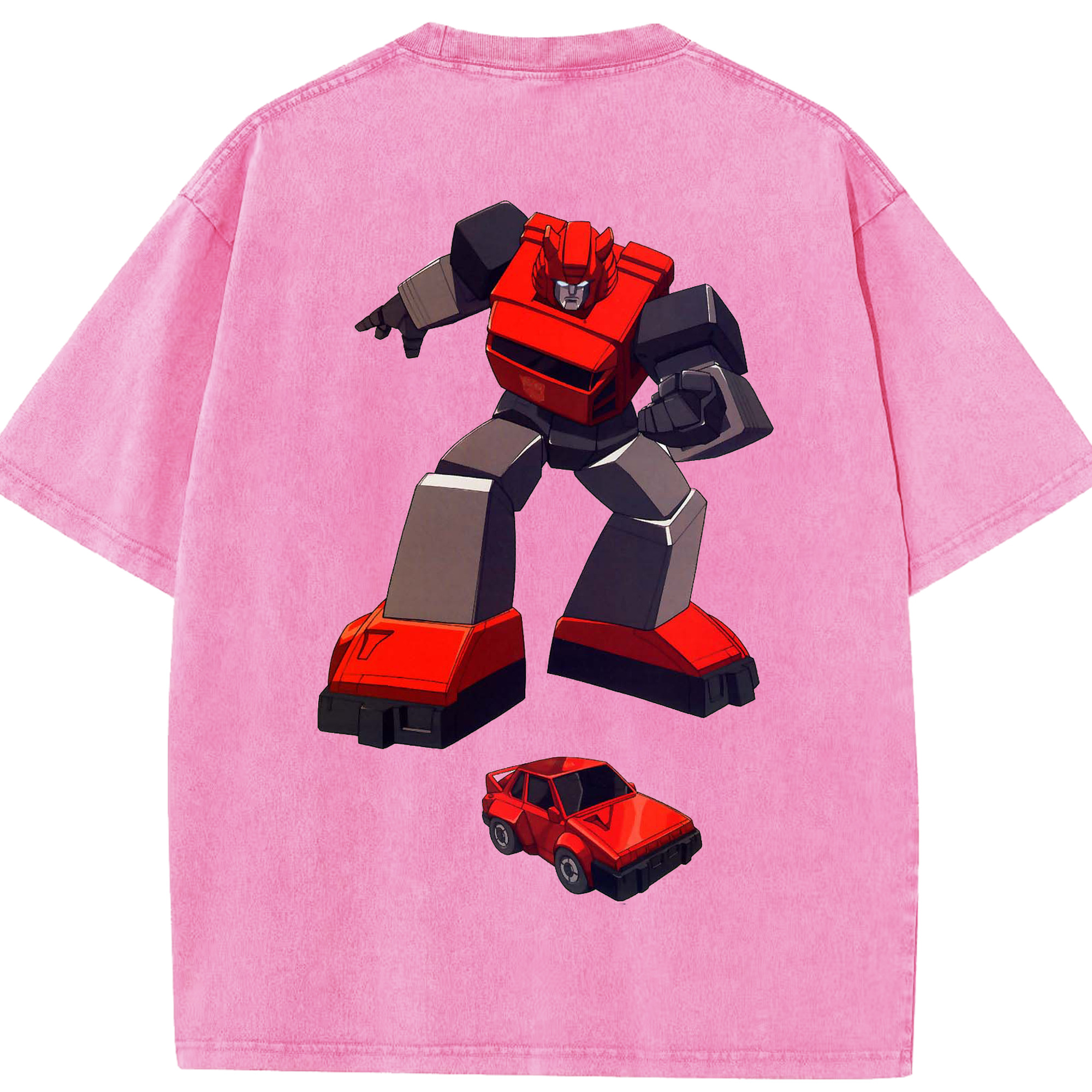 （画像用）  綿100% ヴィンテージ風 半袖Tシャツ（背面プリント）